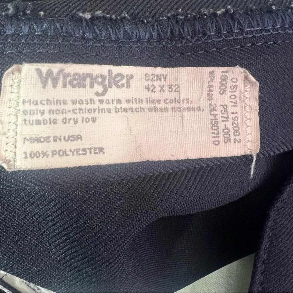 Vtg 70’s Wrangler‎ Wrancher Boot Blue Pants Men’s 42 x 32 Mint USA Made
